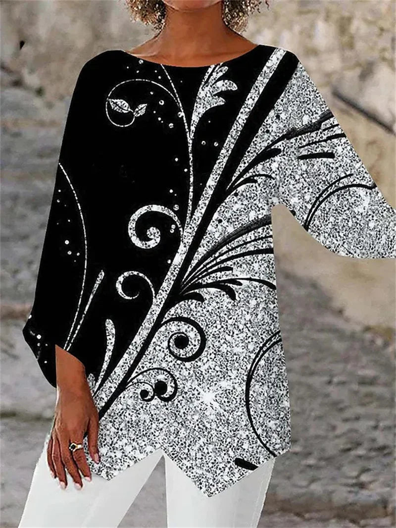 Soraya Long Sleeve Printed Shirt