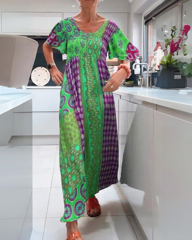 MADELINE | COLOURFUL BOHEMIAN DRESS