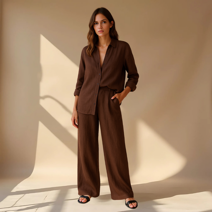 Ashley | Shirt And Pants 2-Piece Set