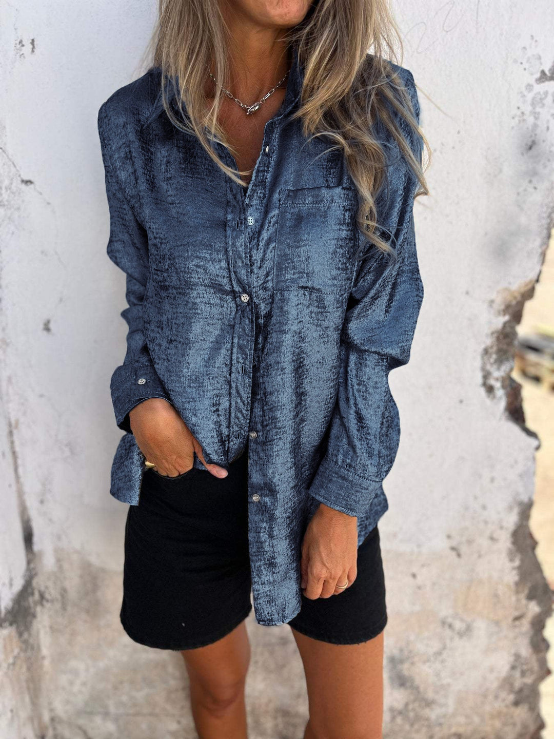 Louella - Chic Shimmer Shirt