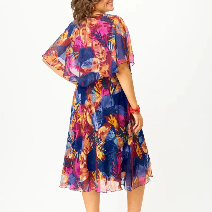 MATILDA | COMFORTABLE PLUS SIZE CHIFFON DRESS