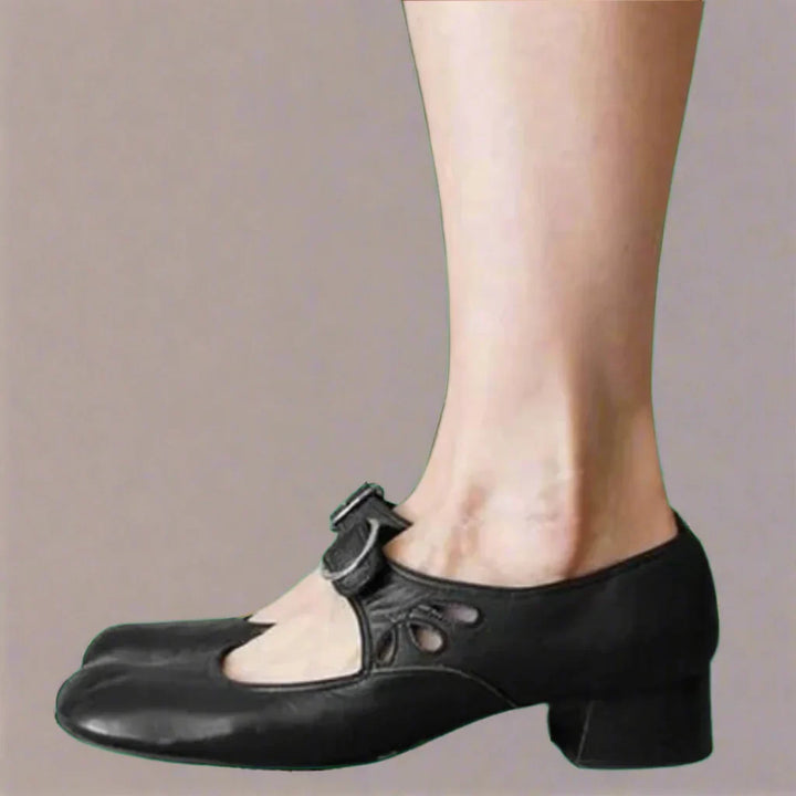 Denisa | Orthopedic Leather Sandals with Comfortable Wedge Sole