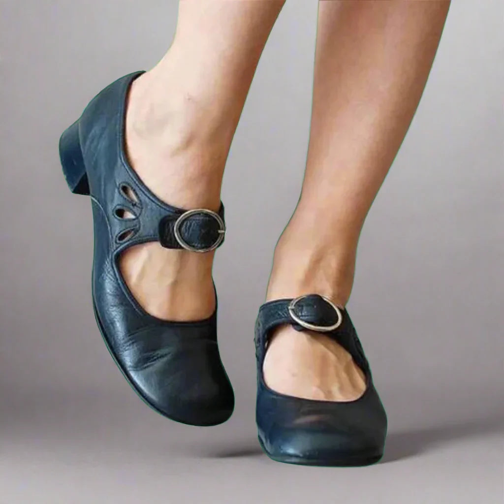Denisa | Orthopedic Leather Sandals with Comfortable Wedge Sole