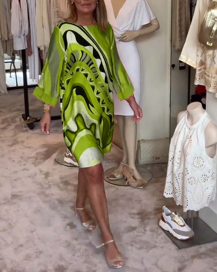 VERA | ELEGANT COLOURFUL DRESS