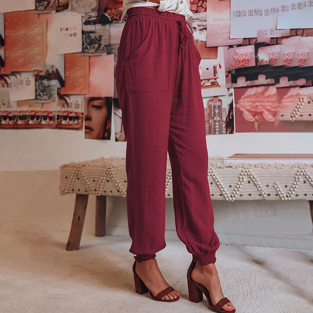 Kaeli – Elegant Drawstring Pants