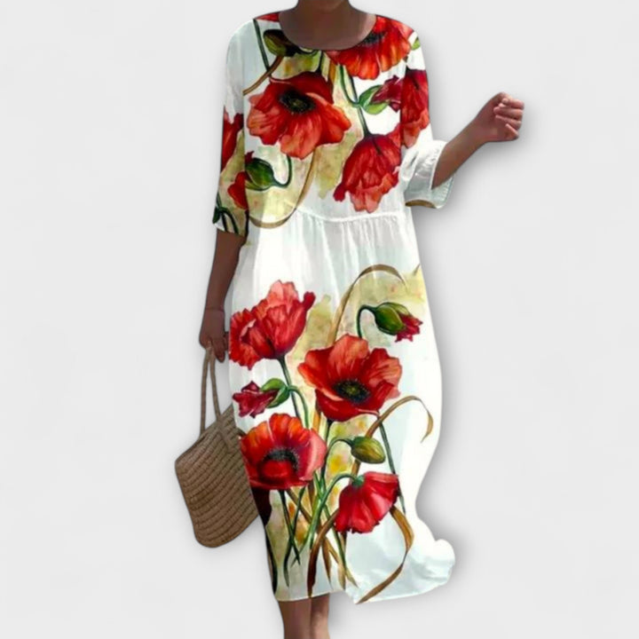 Chloe - Stylish Floral Maxi Dress
