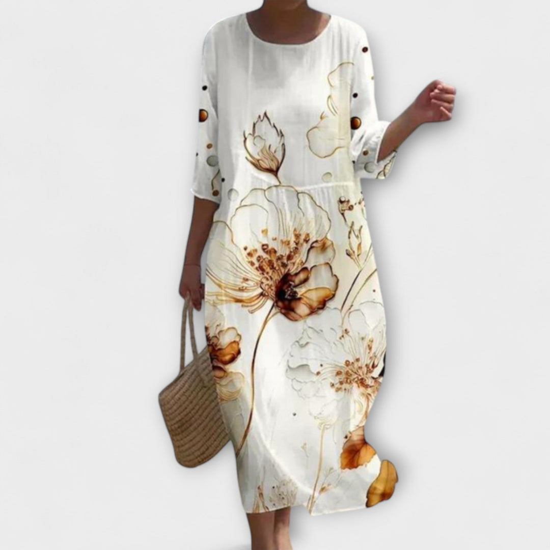 Chloe - Stylish Floral Maxi Dress