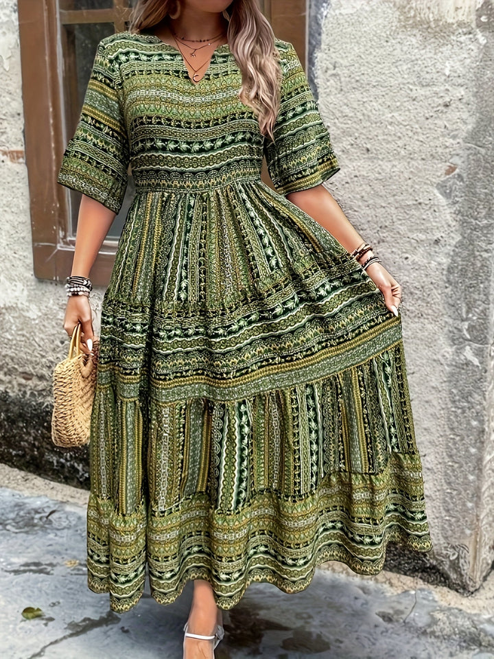Joraine - Ethnic Flowy Dress