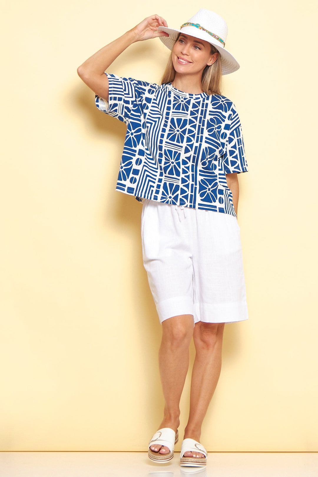 Byron Sun Hat - White