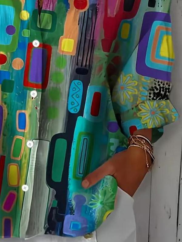 Mila Sophisticated Button-Up Shirt