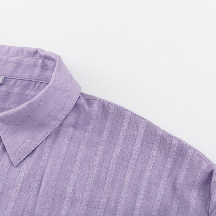 Yselia - Breezy Button-Up and Shorts Set