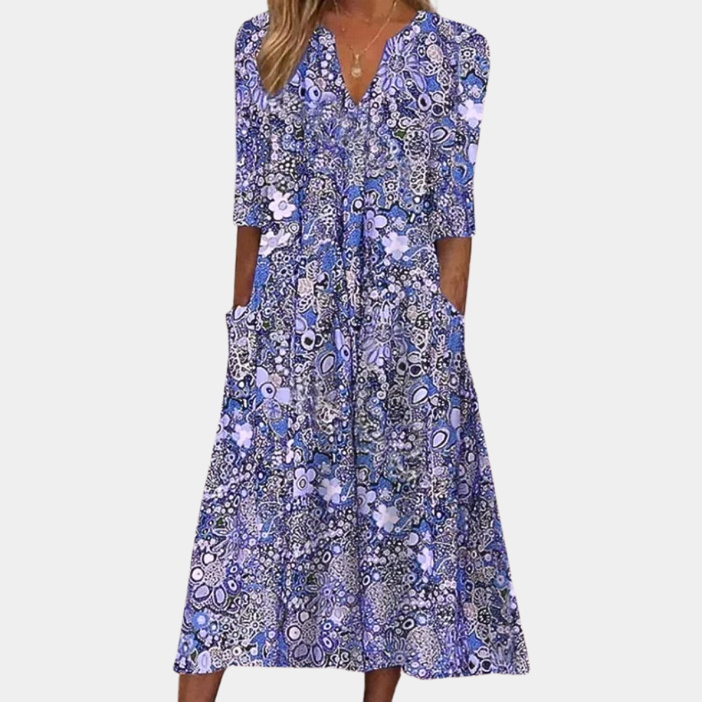 Lucy - Stylish Floral Dress
