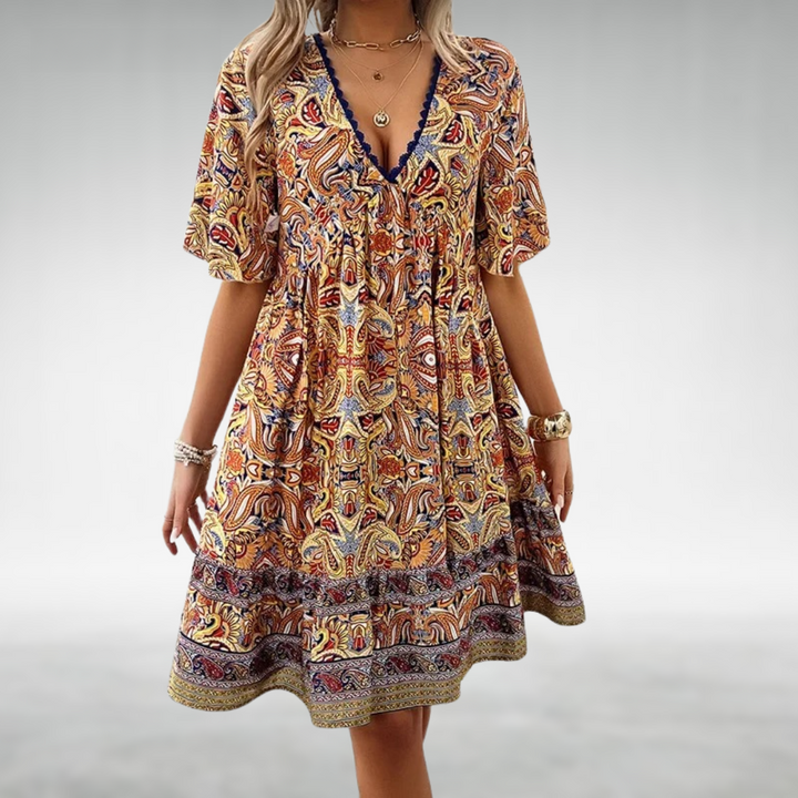 Quinley  - Boho Swing Dress
