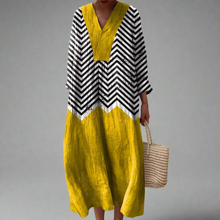 Azura | Elegant geometric dress