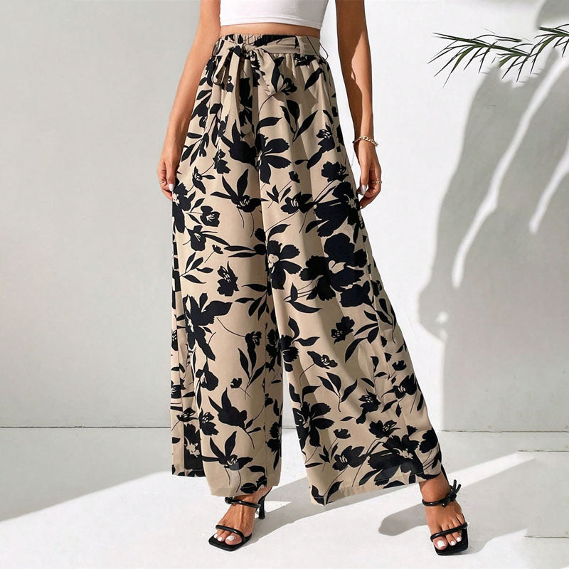 Essia - Bloom Printed Pants