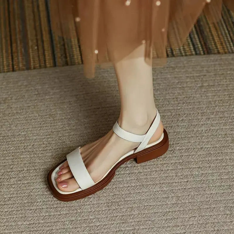 June Leather Sandals