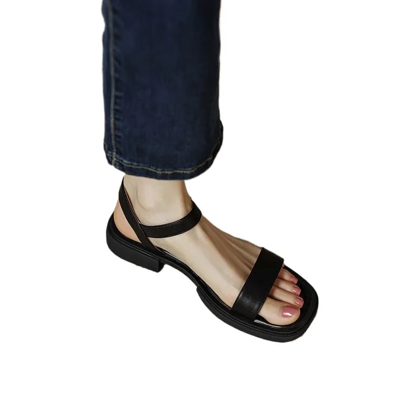 June Leather Sandals