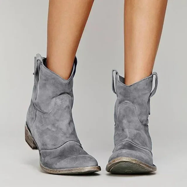 Thalia | Vintage Cowboy Ankle Boots