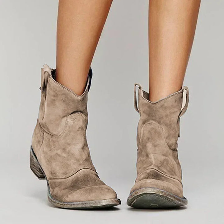 Thalia | Vintage Cowboy Ankle Boots