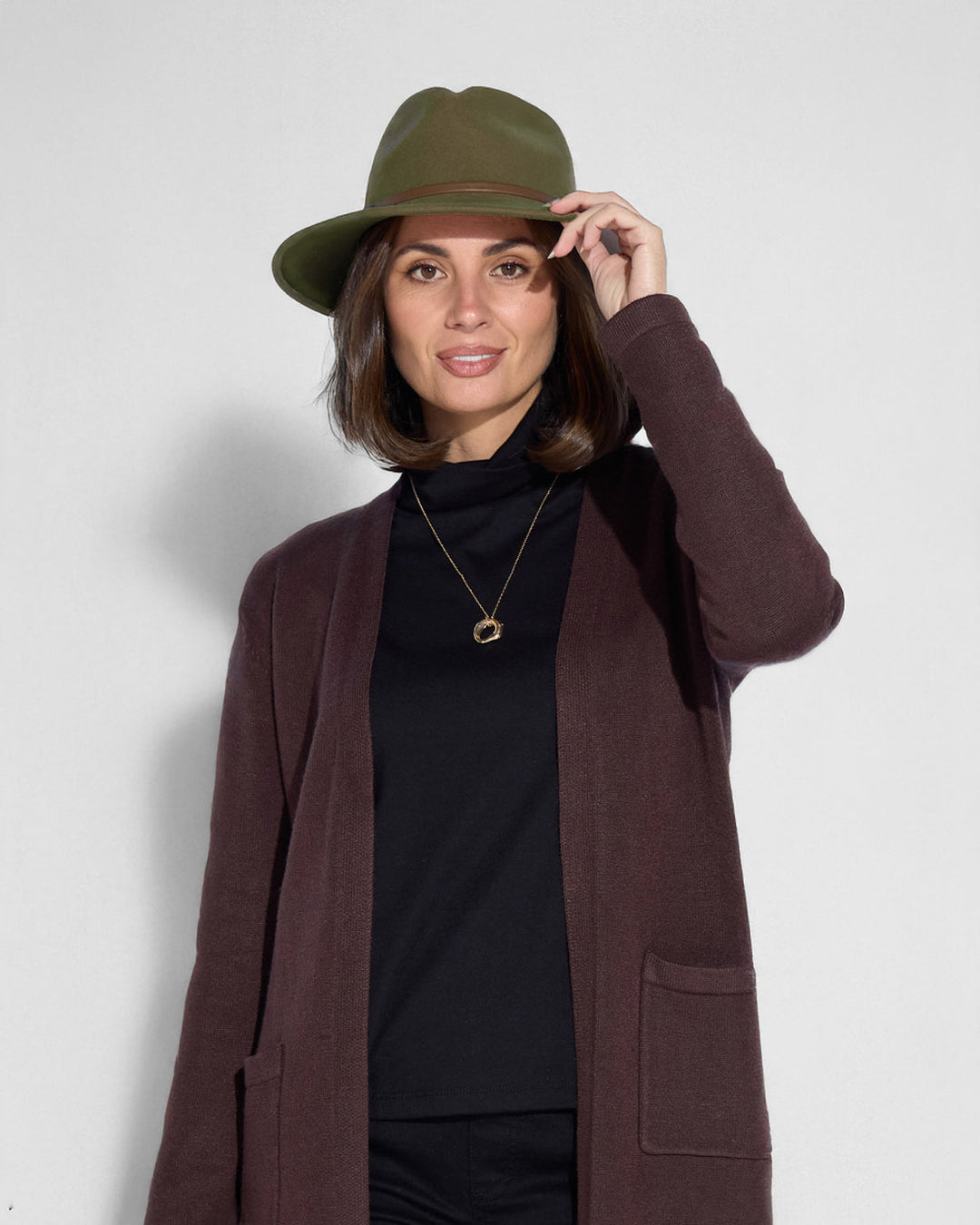 Splendour Wool Hat - Khaki
