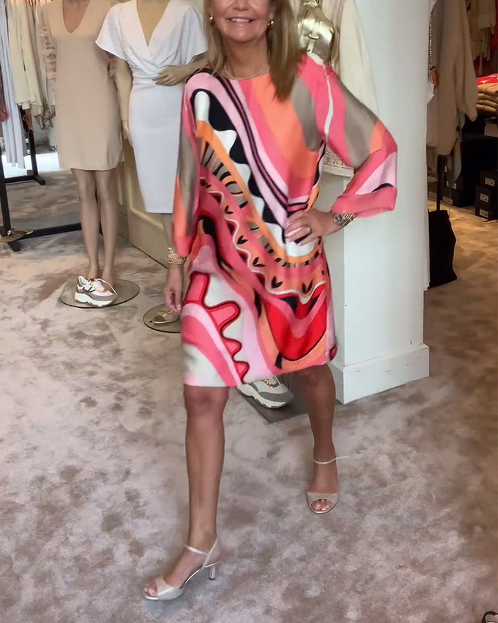 VERA | ELEGANT COLOURFUL DRESS