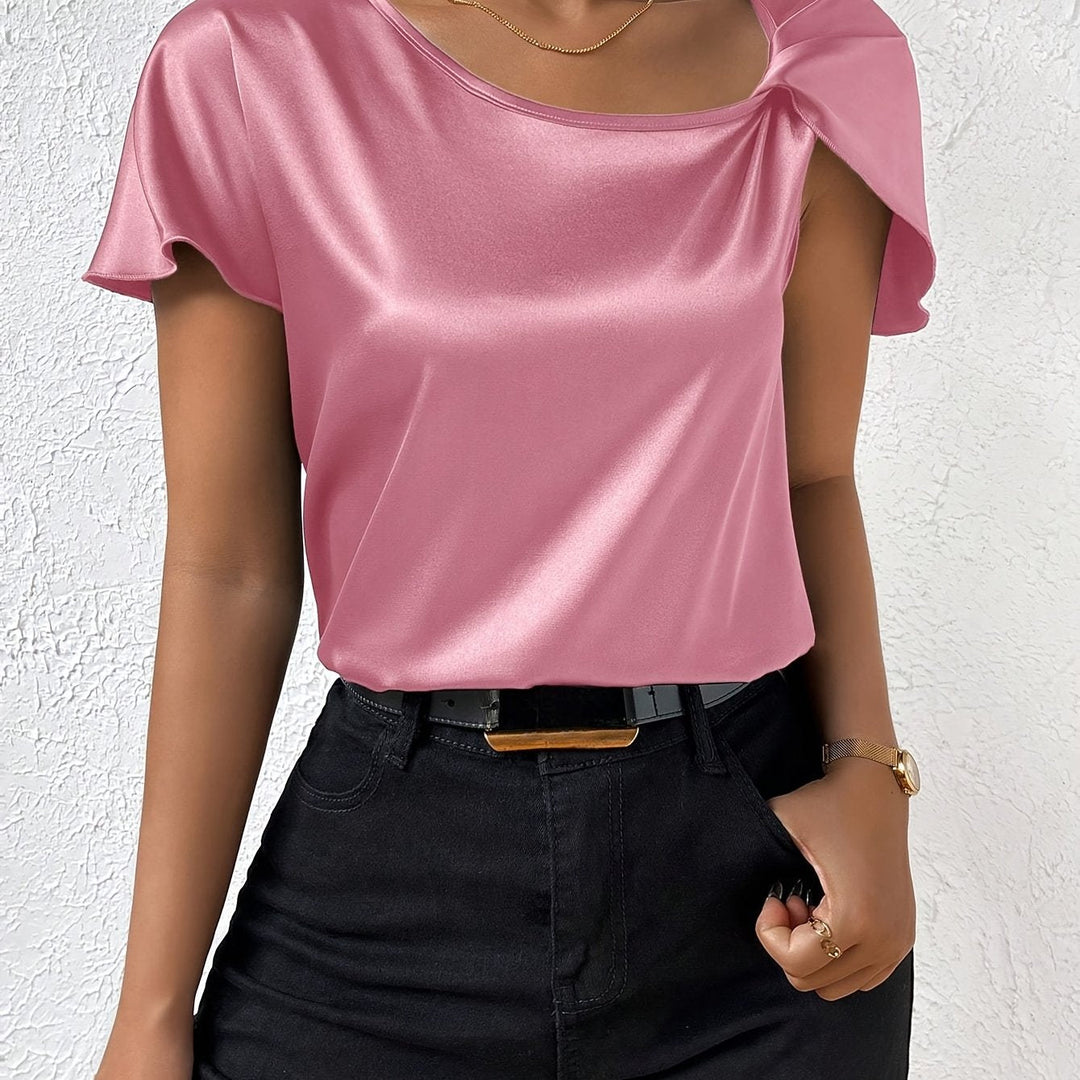 Loretta Trendy Top With Unique Shoulder Detail