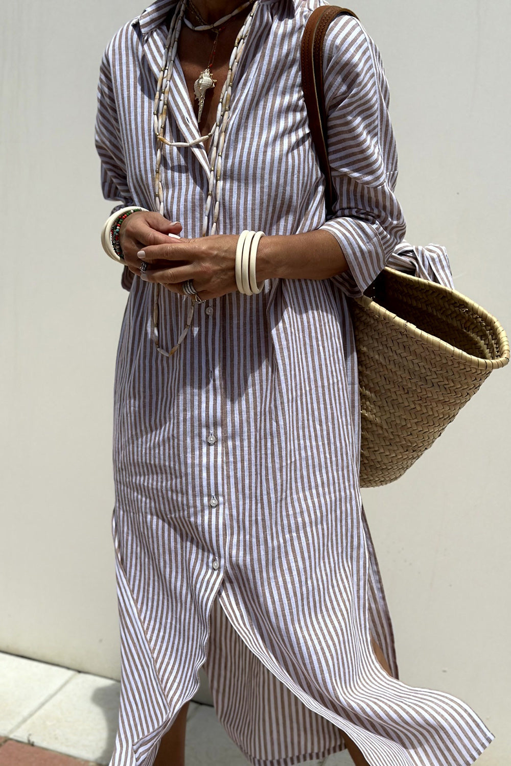 GAYLE | ELEGANT STRIPED DRESS