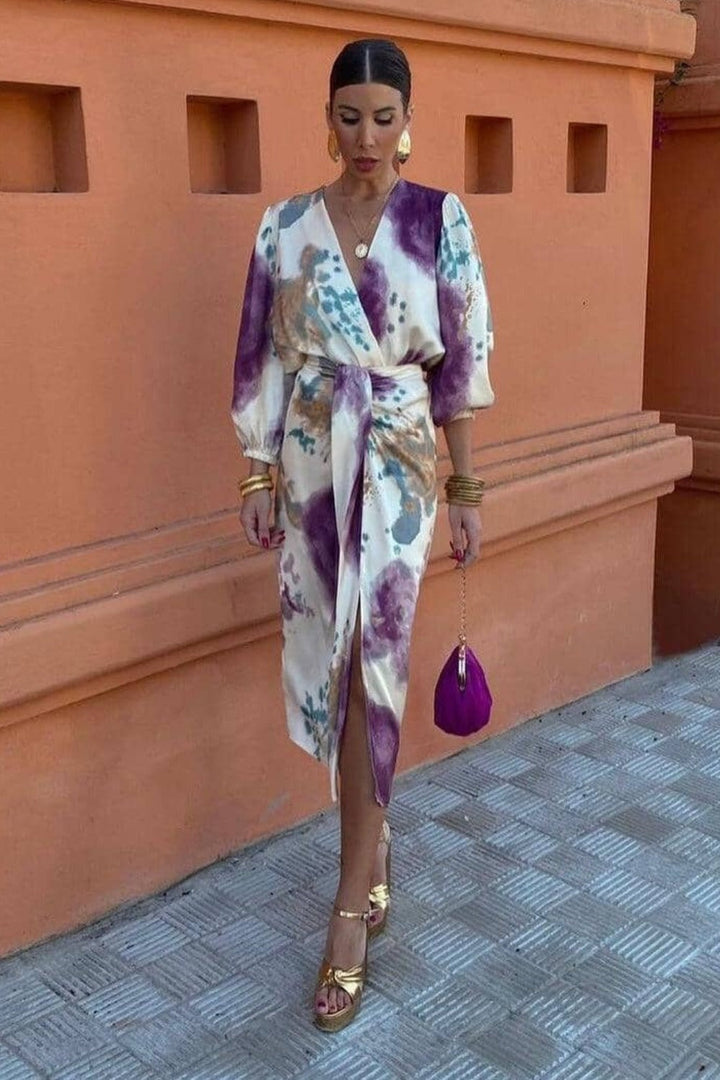 GEORGINA | ELEGANT DRESS WITH PRINT