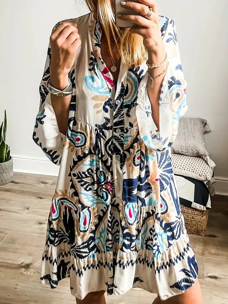 Veronique - Bohemian Tunic Dress