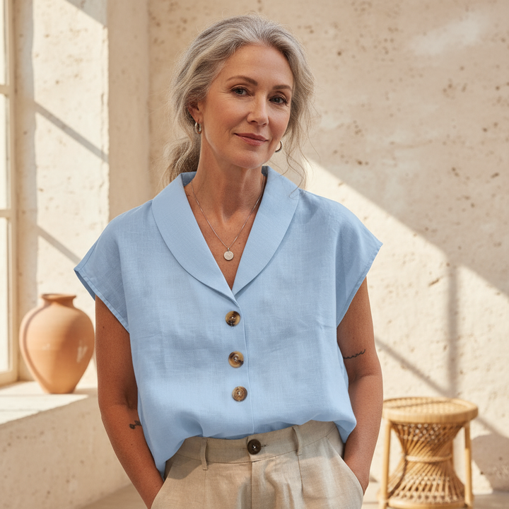 Aurelia - Fashionable Collar Blouse