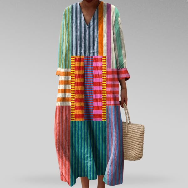 Azura | Elegant geometric dress