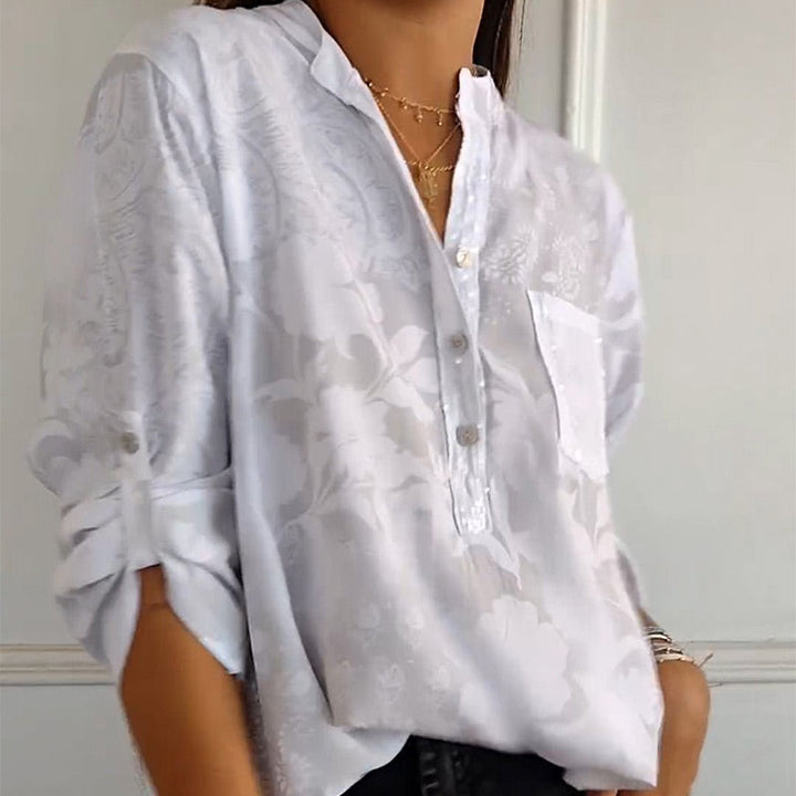 Thalina - Embellished Pocket Blouse