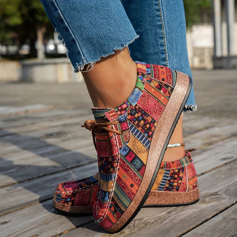 Beeckhoven™ | Colorful Retro Women’s Shoes