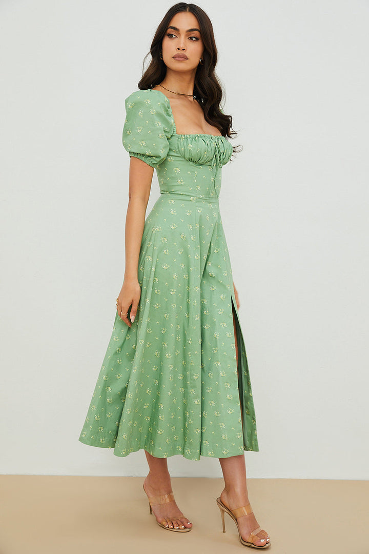 Aviana - Bloom Puff Sleeve Dress