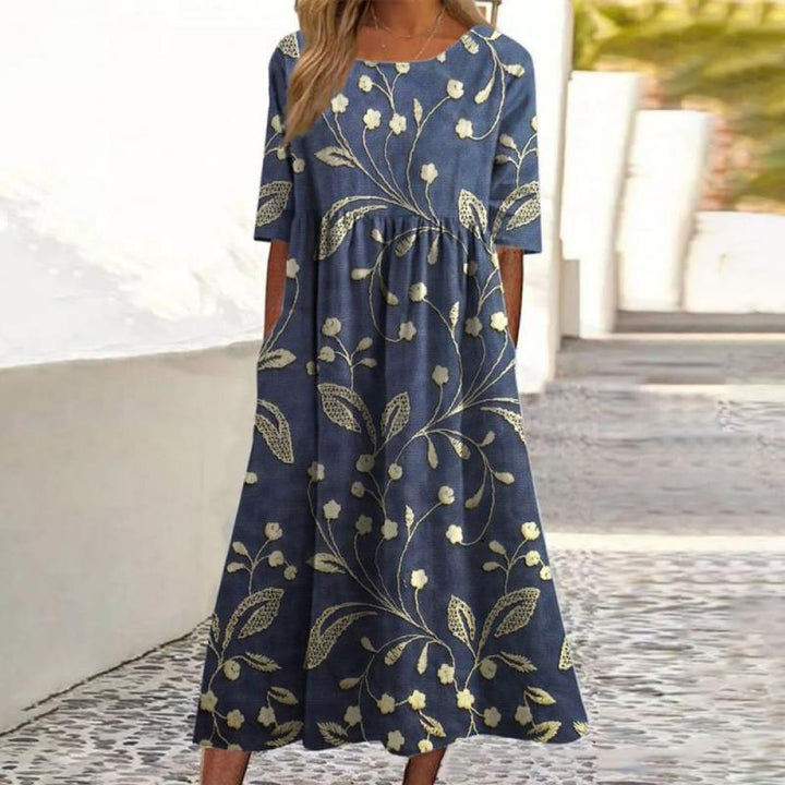 Kharen | Floral Midi Dress