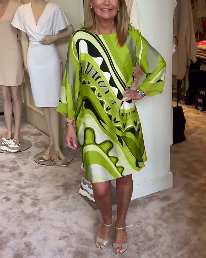 VERA | ELEGANT COLOURFUL DRESS