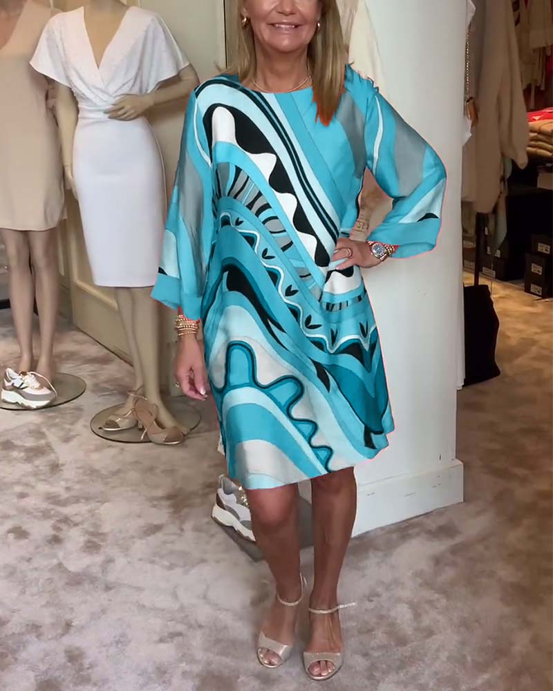 VERA | ELEGANT COLOURFUL DRESS