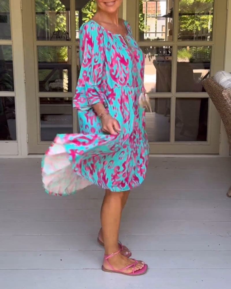 Rica - Relaxed Printed Dress