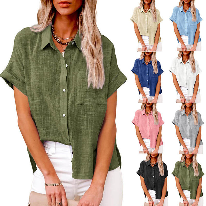 Miraqua - Timeless Button-Up Blouse
