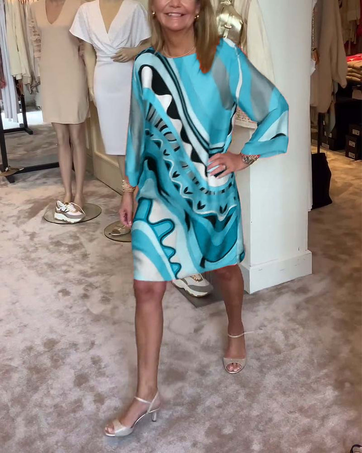 VERA | ELEGANT COLOURFUL DRESS