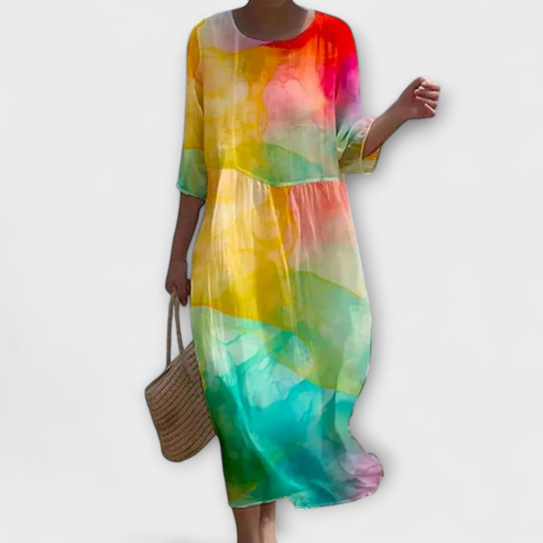 Chloe - Stylish Floral Maxi Dress