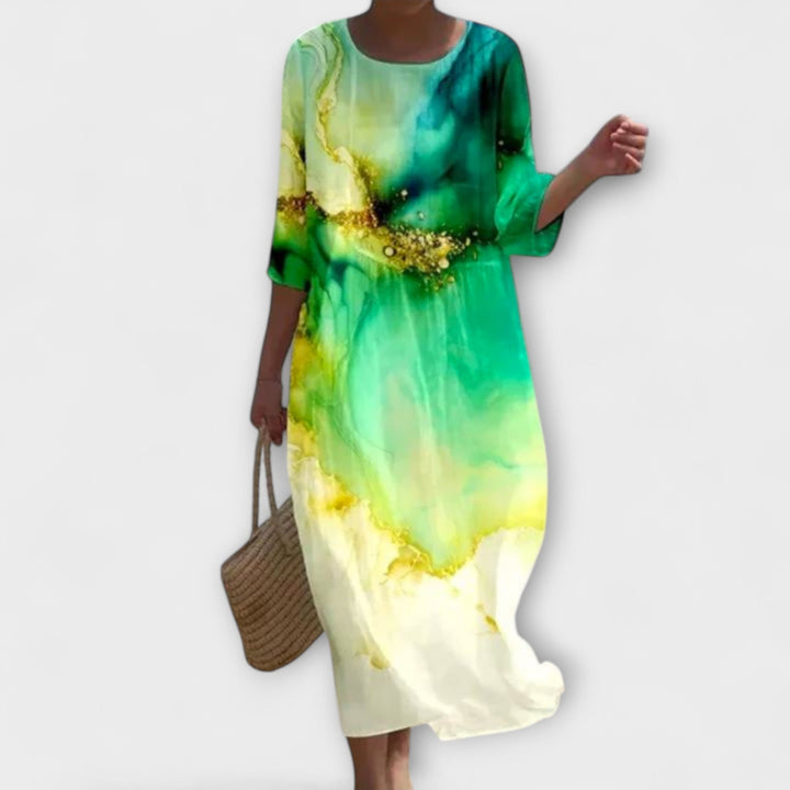 Chloe - Stylish Floral Maxi Dress