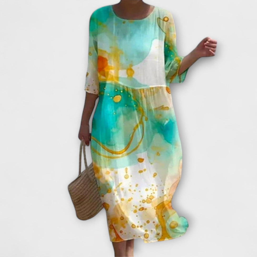 Chloe - Stylish Floral Maxi Dress