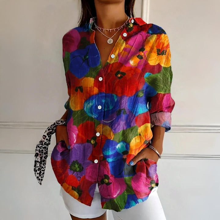 Emerson™|Colorful Pattern Blouse