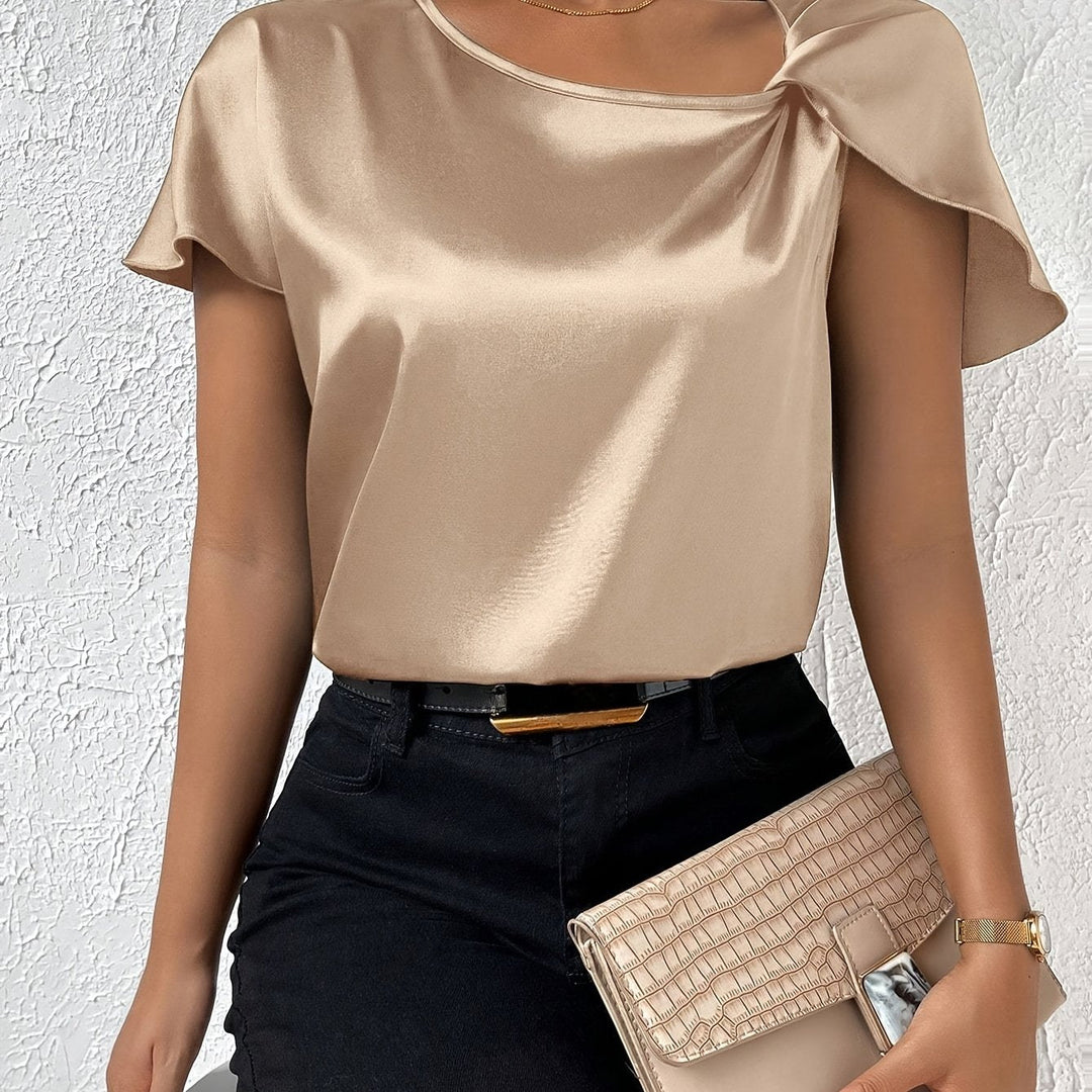 Loretta Trendy Top With Unique Shoulder Detail