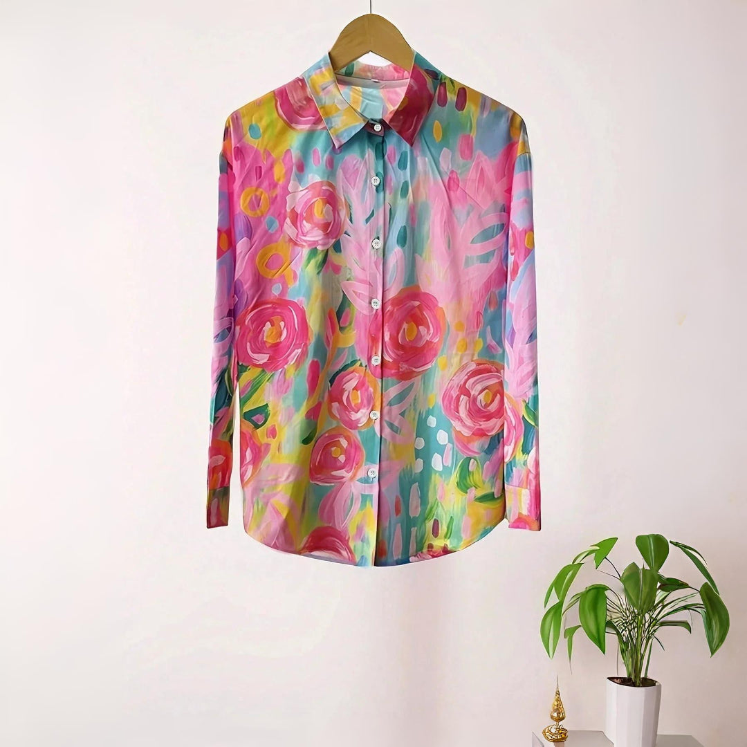 Emerson™|Colorful Pattern Blouse