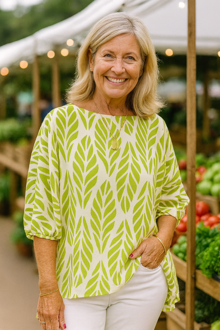 Elandra™ | FlatterFit Blouse – Confidence, Comfort & Coverage