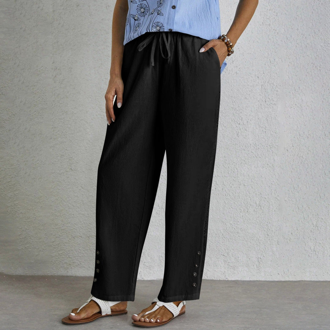 Celena - Effortless Buttoned Pants