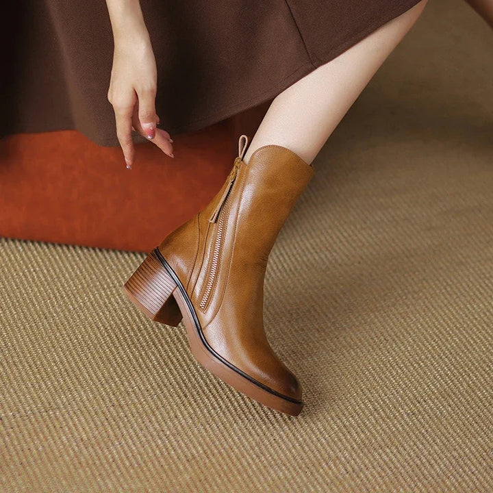 Graziella | Leather Ankle Boots