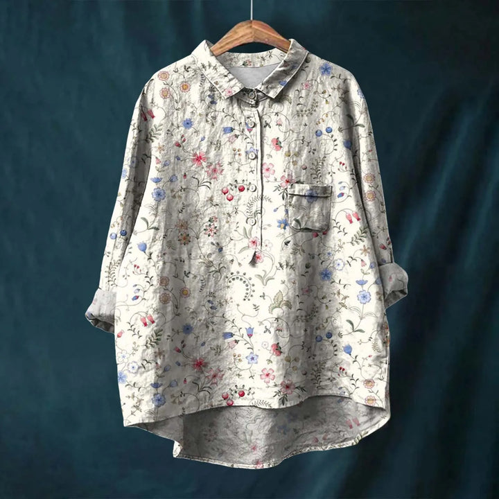 Liesa Elegant Women's Floral Shirt